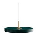 Lustră verde-închis LED cu abajur din metal ø 31 cm Asteria Mini – UMAGE
