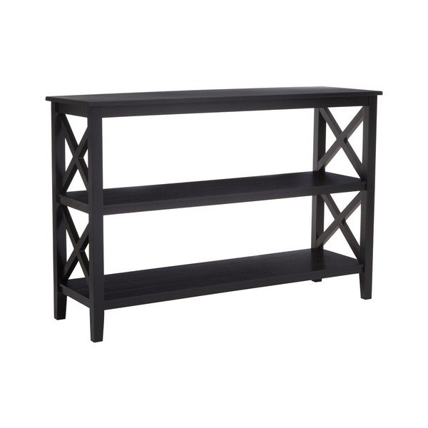 Etajeră neagră din lemn de pin 120x81x40 cm Heritage – Premier Housewares