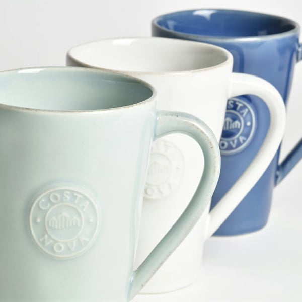 Cană din gresie ceramică Costa Nova, 300 ml, alb-image-2