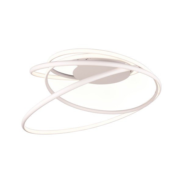 Plafonieră albă LED cu abajur din metal Nala – Trio Select-image-1