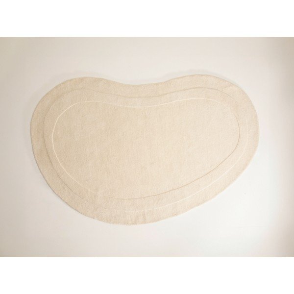 Covor crem din lână 150x230 cm Cloria – Micadoni -image-1