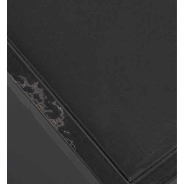 Bancă metalică de grădină Geese Gap, negru-image-1