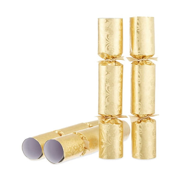 Pocnitori de Crăciun din hârtie în set de 8 Decadence Gold - Robin Reed-image-1