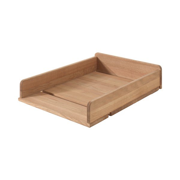 Masă de înfășat în culoare naturală din lemn de stejar Forrest – Vipack