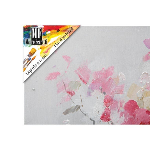 Tablou pictat manual din 3 piese Mauro Ferretti Peach, 180 x 60 cm-image-3
