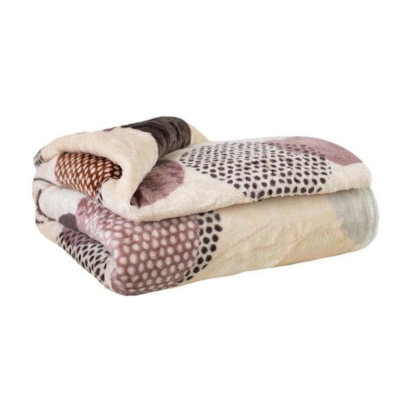 Pătură din micropluș 200x220 cm Circles – My Home-image-1