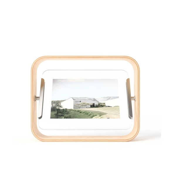 Ramă foto în culoare naturală din lemn 19x24 cm Bellwood – Umbra-image-4