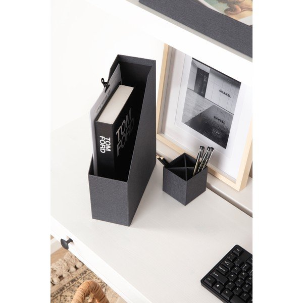 Organizatoare 4 buc. din carton Hugo Canvas Paper Laminate – Bigso-image-2