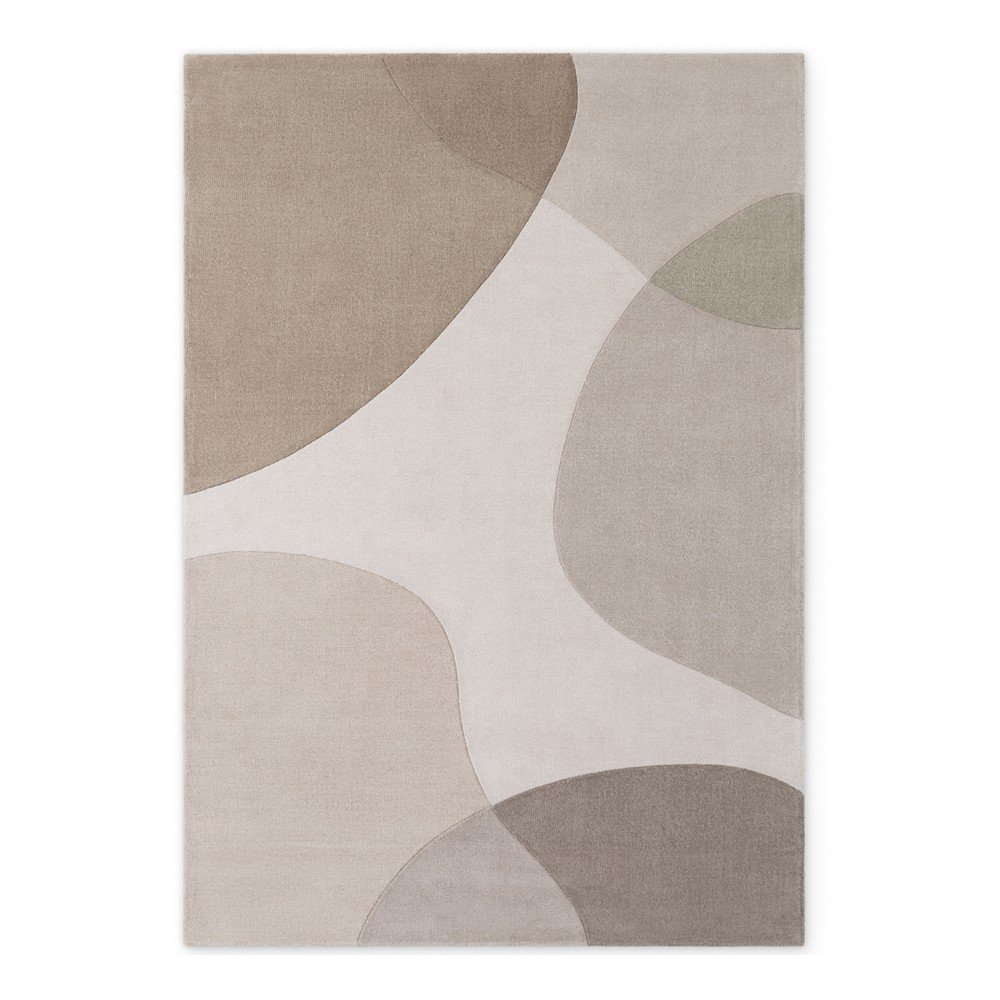 Covor bej țesut manual din lână 120x170 cm Hackney Clarissa – Ted Baker