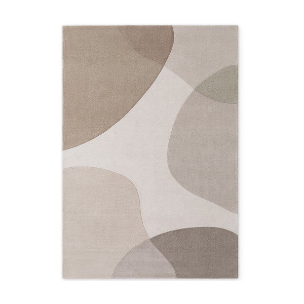 Covor bej țesut manual din lână 120x170 cm Hackney Clarissa – Ted Baker