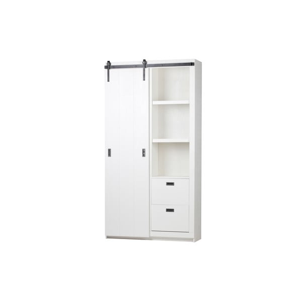 Dulap cu ușă glisantă vtwonen Slide, alb-image-2