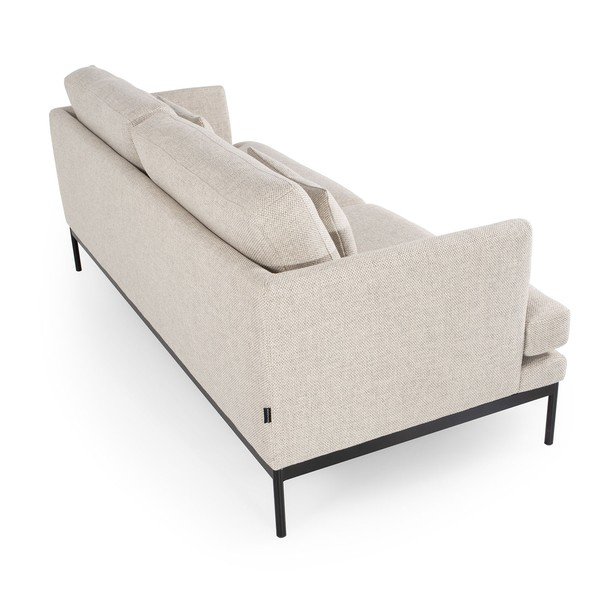 Canapea bej deschis Ndesign Pearl, lățime 204 cm-image-3