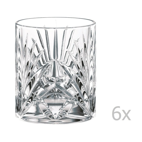 Set 6 pahare pentru whiskey din cristal Nachtmann Palais Whisky Tumbler, 240 ml