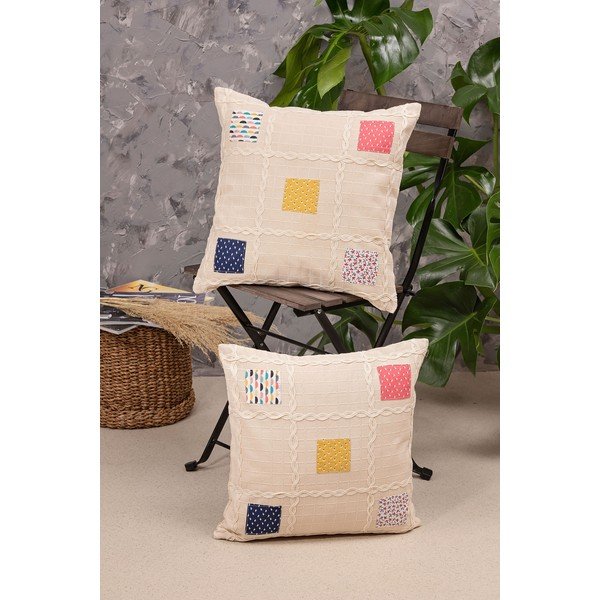 Fețe de pernă 2 buc. 40x40 cm Patchwork – Oyo Concept