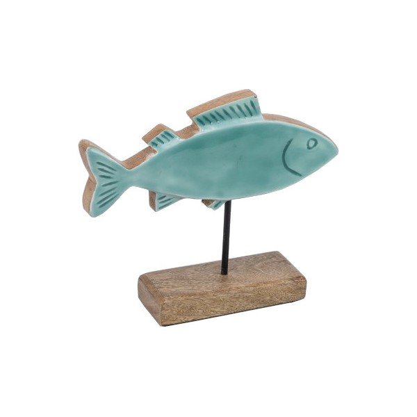 Statuetă din lemn (înălțime 20 cm) Fish – Ego Dekor