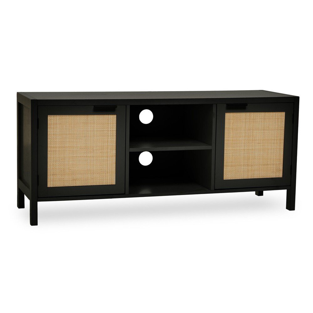 Comodă TV neagră 120x52x38 cm Sherman – Premier Housewares