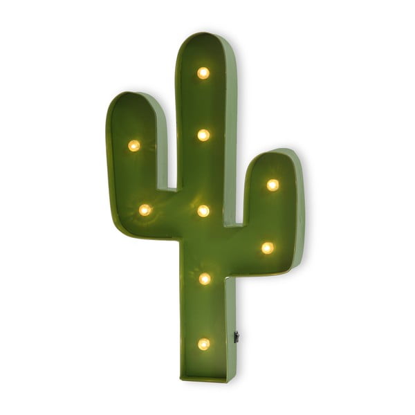 Decorațiune de perete luminoasă Versa Cactus