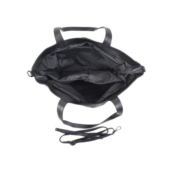 Geantă din piele Roberta M Awero Nero, negru-image-2