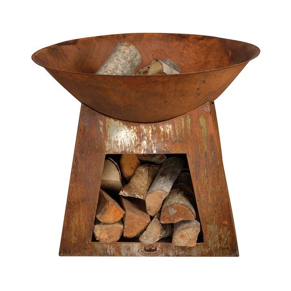 Vatră metalică cu suport pentru lemne Esschert Design Camping-image-2