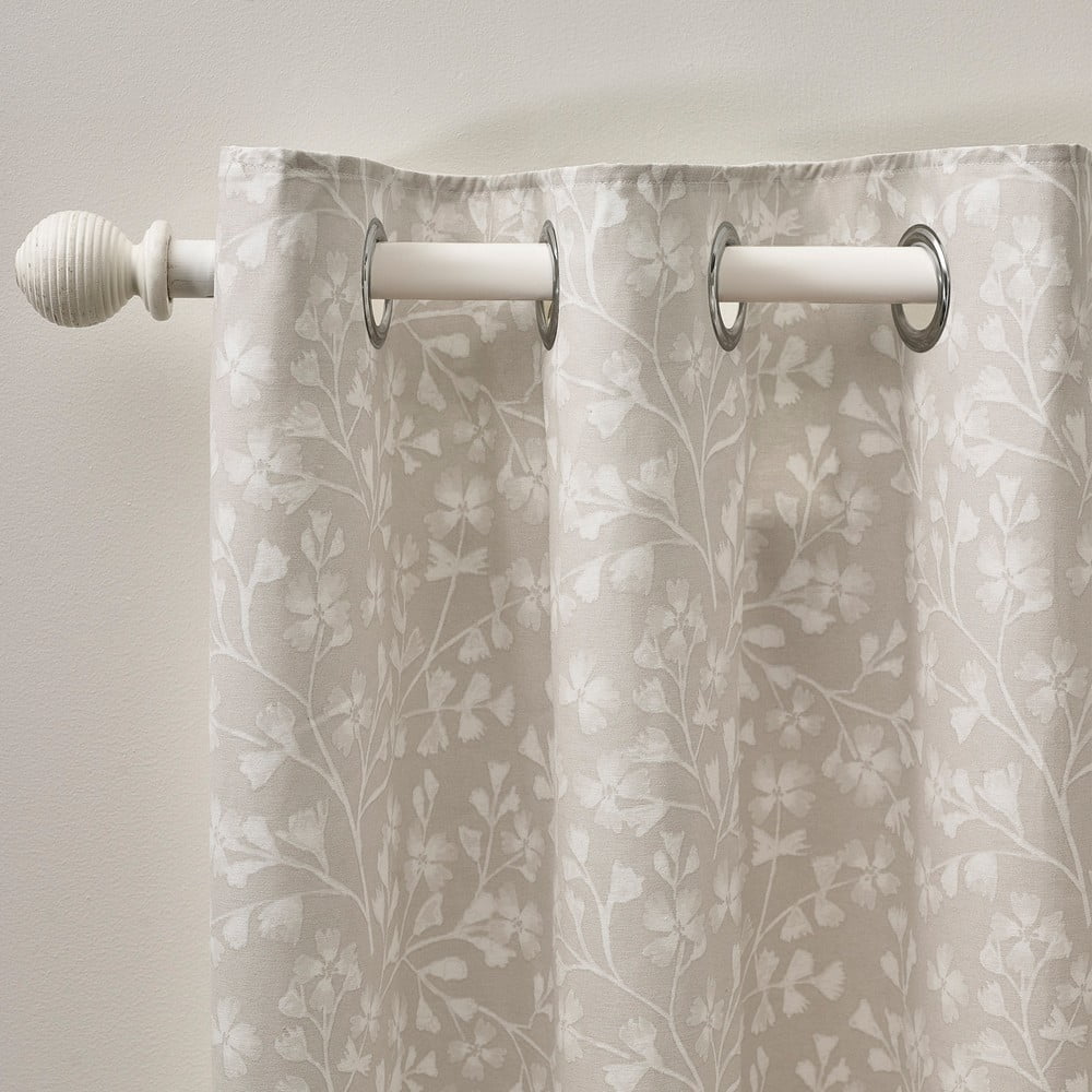 Draperii bej 2 buc. 168x183 cm Brooke Floral – Catherine Lansfield