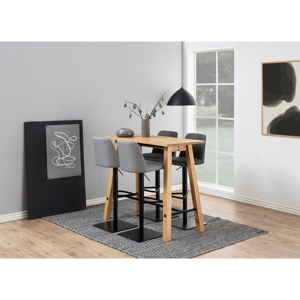 Scaun de bar gri antracit cu înălțime ajustabilă (înălțime șezut 78,5 cm) Avanja – Actona-image-2