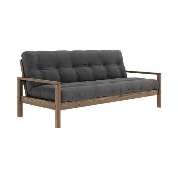 Canapea neagră/gri antracit extensibilă 205 cm Knob – Karup Design-image-3