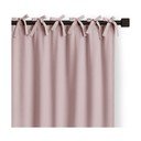 Draperie roz prăfuit dimout (semi-opacă) 140x250 cm Carli Tie – Restilo