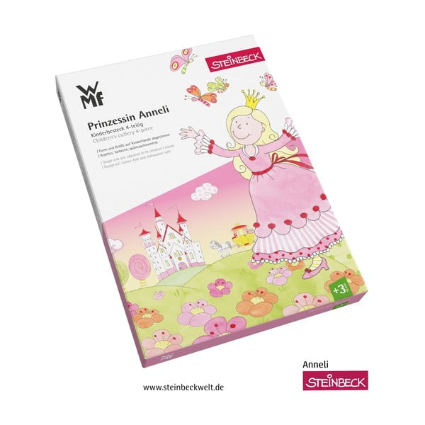 Set 4 tacâmuri din oțel inoxidabil pentru copii WMF Anneli-image-1