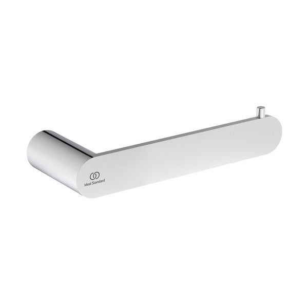 Suport pentru hârtie igienică argintiu lucios de montat pe perete din metal Conca – Ideal Standard