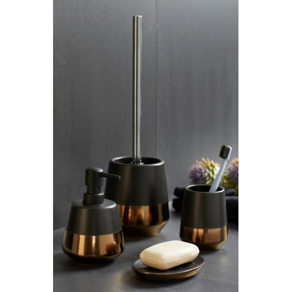 Recipient pentru periuțe de dinți Wenko Brandol, negru-image-1