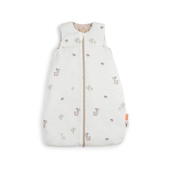 Sac de dormit bej din bumbac pentru copii, 70 cm Lalee - Done by Deer