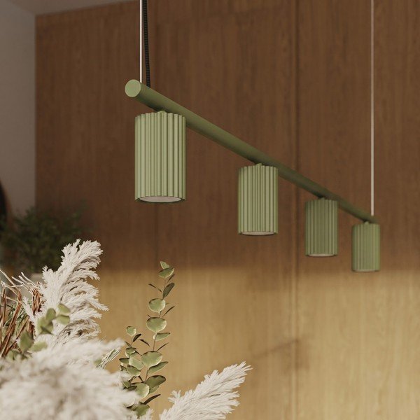 Lustră verde din aluminiu Gleam – Sollux-image-1