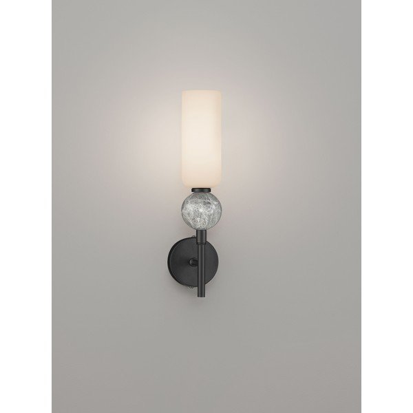 Aplică de perete negru-mat din piatră Filomena – Nova Luce-image-3