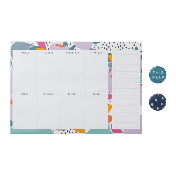 Planificator săptămânal pe hârtie Busy B, 52 pagini-image-1