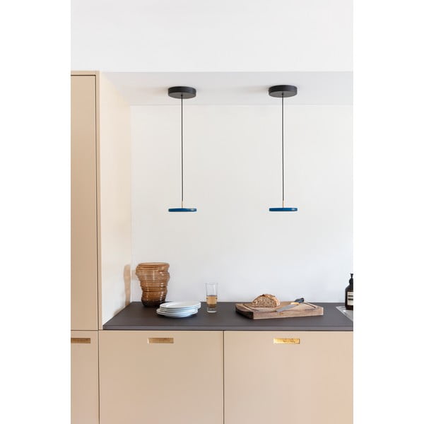 Lustră în culoarea petrolului LED cu abajur din metal ø 15 cm Asteria Micro – UMAGE-image-1