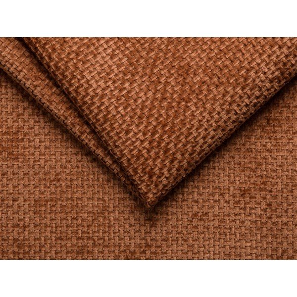 Colțar teracotă cu tapițerie din chenille (cu colț pe partea dreaptă/cu șezlong) Chicago – Cosmopolitan Design-image-3
