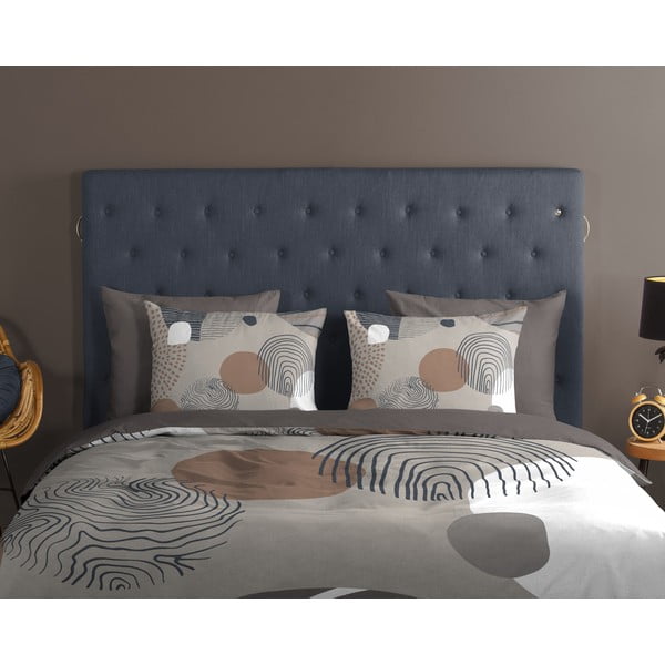 Lenjerie de pat gri din bumbac pentru pat de o persoană, extinsă 140x220 cm Hendrik – Good Morning-image-2