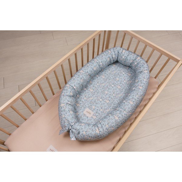 Cuib pentru bebeluș albastru Apricot – Malomi Kids-image-4