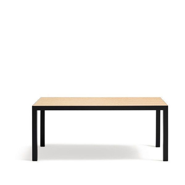 Masă de dining cu blat din lemn de stejar 75x180 cm Alma – Teulat