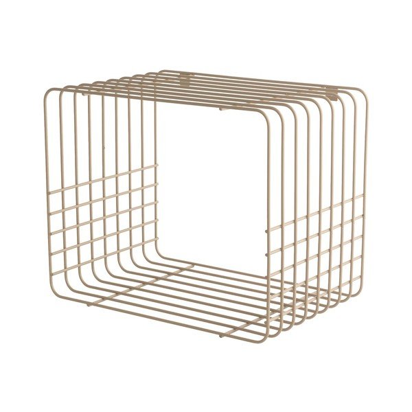Raft bej etajat din metal 38 cm Wire – Mette Ditmer Denmark