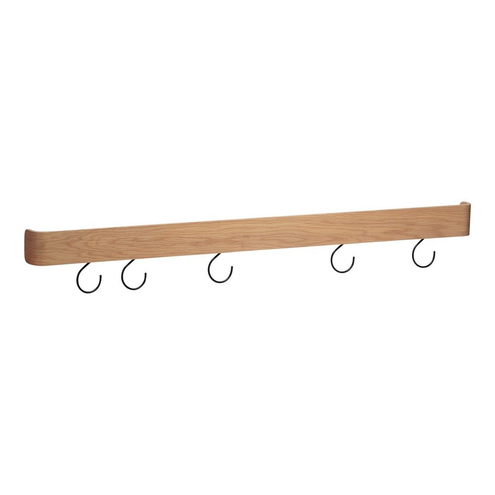 Cuier de perete în culoare naturală deschisă cu raft cu aspect de lemn de stejar Protopia – DAN-FORM Denmark