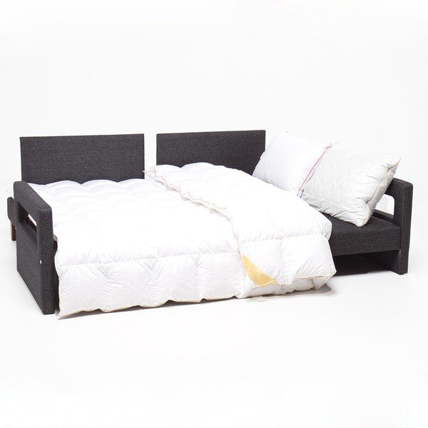 Canapea extensibilă Balcab Home Hannah Pattern, gri-image-2