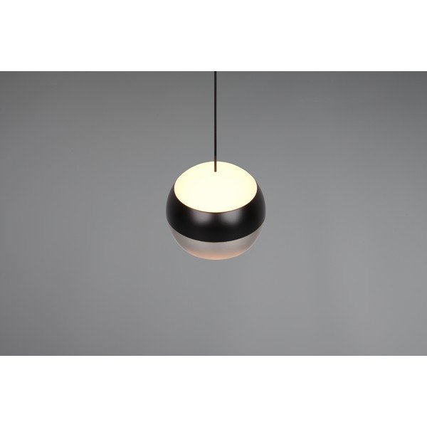 Lustră neagră-argintie LED ø 15,5 cm Orbit – Trio Select-image-1