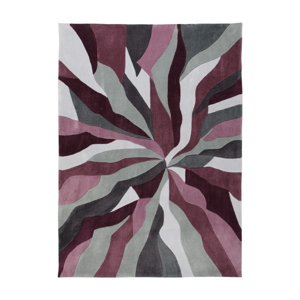 Covor Flair Rugs Splinter Purple, 160 x 220 cm, gri-mov