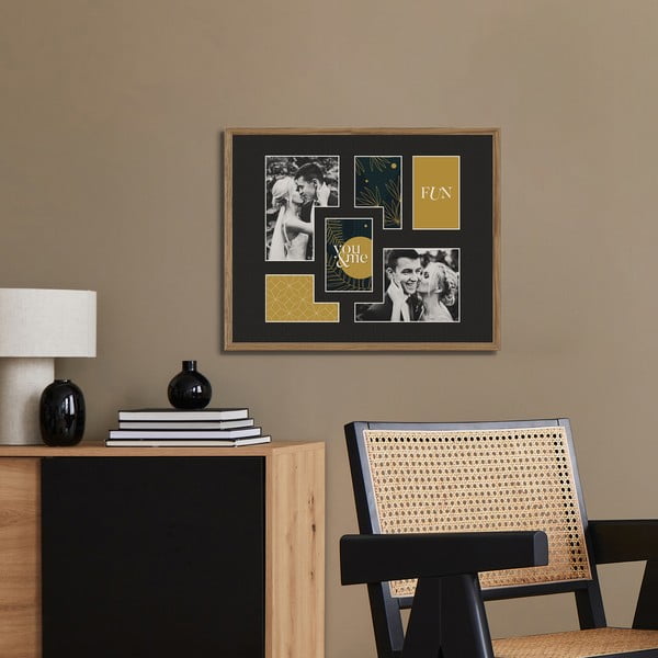 Ramă foto 42x52 cm Kyoto Black – Styler-image-1
