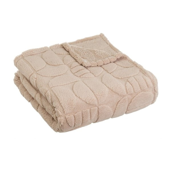 Pătură maro deschis din micropluș-cocolino 130x160 cm Mid Century – Casa Selección