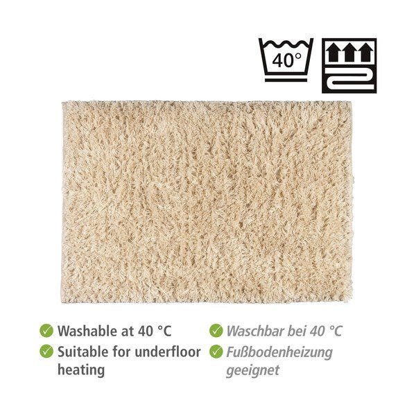 Covoraș de baie bej din material textil 60x90 cm Lanas – Wenko-image-4