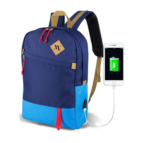 Rucsac cu port USB My Valice FREEDOM Smart Bag Mavi, albastru