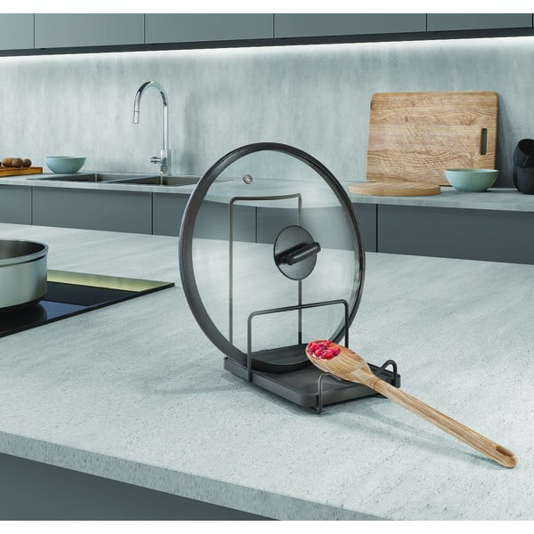 Suport de capace din oțel inoxidabil Tokyo Lava – Metaltex-image-1