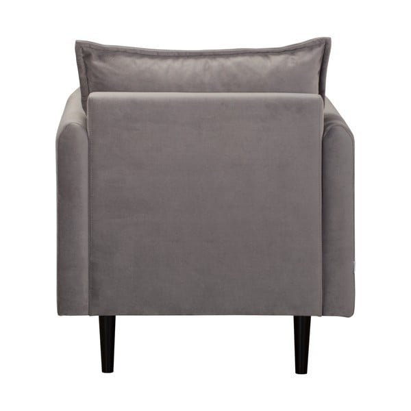 Fotoliu gri cu tapițerie din catifea Juli – Ropez-image-4